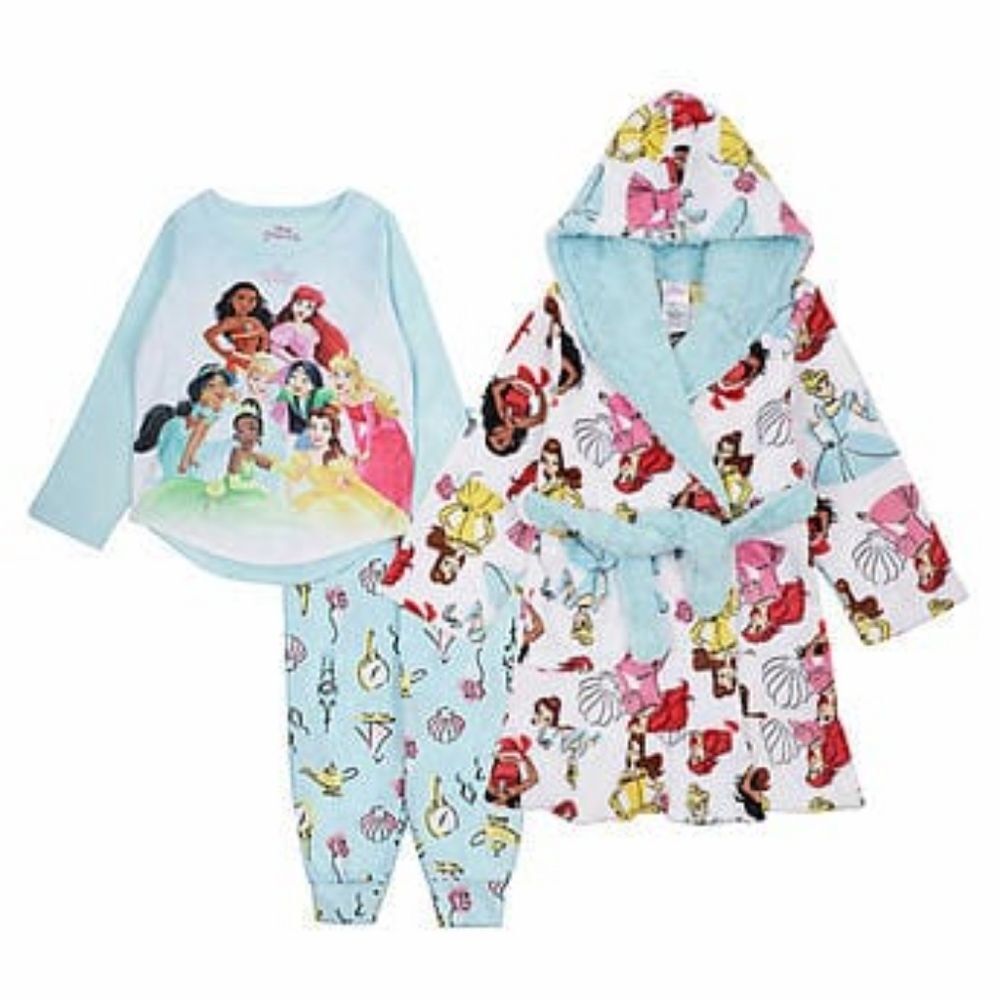 Princess Kids' 2-piece PJ Set with Robe